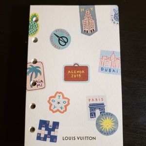 Louis Vuitton Agenda Inserts 2019 Jul-Dec